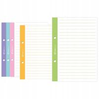 Wkład do segregatora A5 Interdruk w linię 50k. 70g KOLOROWY MARGINES MIX