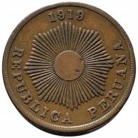 44682. Peru - 2 centavo - 1919r.