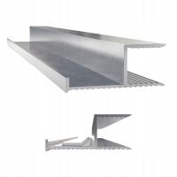 Profil LED Aluminiowy 2m do Zakończenia Płyty GK Taśma do 20mm Ukryty