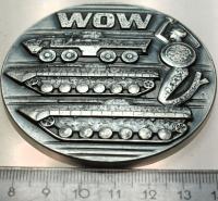 Medal Za Osiągnięcia Sportowe WOW Warszawa WOSF SREBRZONY (nr 1)