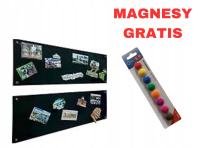 Магнитная доска для заметок, 2 шт., металлический органайзер 80 X 25 см