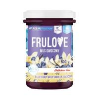 Allnutrition Frulove Mus Owocowy, o smaku jagoda - wanilia, bez cukru 500 g