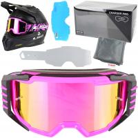 LS2 CHARGER PRO PINK gogle cross enduro pit bike