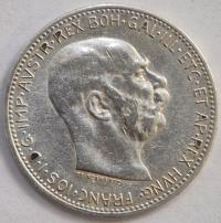 Austro-Węgierska 1 korona 1914 ciekawa moneta Franciszek Józef B553