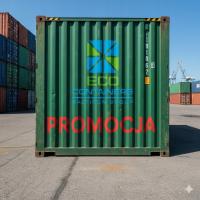 Tanio kontener morski magazynowy używany 20'DC DV - 6 metrowy LOK. WROCŁAW