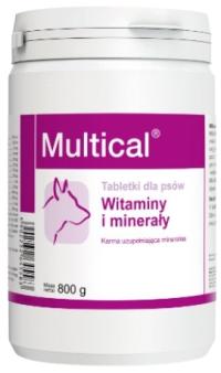 Multical multiwitamina dla psa WITAMINY I MINERAŁY tabletki 800 g