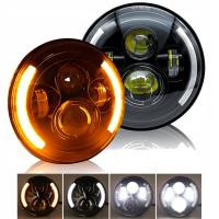 7 CALI REFLEKTOR LAMPA LED PRZEDNIA MOTOCYKL cały ring HALOGEN motor 50W