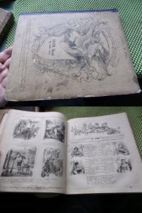 olbrz FLIEGENDE BLATTER czasopismo satyryczne SETKI RYCIN 1862 25 numerów