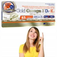 Пищевая добавка Gold omega 3 D3 K2 капсулы 30 шт. Olimp laboratories