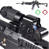 558 TAKTYCZNY CELOWNIK KOLIMATOROWY+5X G45 LUPA DO 20MM PICATINNY SZYNY
