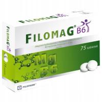 Filomag B6 40mg jonów magnezu + 5 mg 75 tabletek