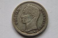 UN BOLIVAR 1960 R. WENEZUELA SREBRO - F04