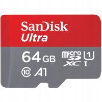 Szybka Karta SanDisk 100MB/s 64GB micro SDHC SD