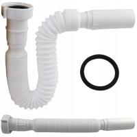 Syfon oszczędzający miejsce półsyfon do umywalki bidetu rura elastyczna 32