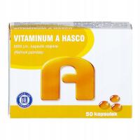 Vitaminum A Hasco 2500 j.m. 50 kapsułek wzrok