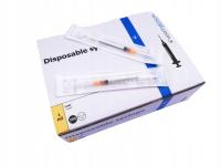 Strzykawki Strzykawka iniekcyjna 1ml z igłą 25G 0,5x25mm Vogt Medical