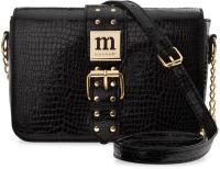 MONNARI женская сумка-мессенджер черная лакированная лакированная элегантная логотип