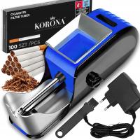 ELEKTRYCZNA MASZYNKA DO PAPIEROSÓW NABIJARKA TYTOŃ DO ROBIENIA GILZ ZESTAW