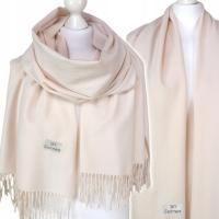 CIEPŁY GRUBY SZAL damski gładki szalik MAXI JAKOŚĆ KASZMIR TOUCH KOLORY