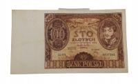 Старая Польша коллекционная банкнота 100 зл 1934