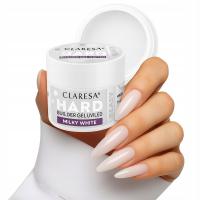 CLARESA HARD & EASY BUILDER GEL MILKY WHITE TWARDY ŻEL DO PAZNOKCI 45 g