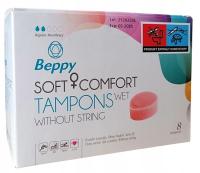 Tampony Beppy WET wilgotne 8 szt. - NOWY MODEL