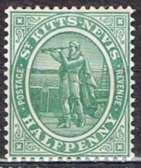 Kol.bryt. St. KITTS NEVIS 1905, SG 12