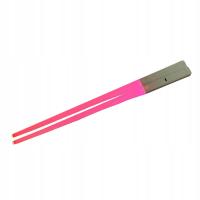 Pałeczki zapalają się Świecące światło LED Pałeczki do jedzenia Sushi wielokrotnego użytku w kolorze różowym