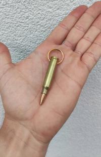 POCISK NABÓJ 5.56 - Brelok, zawieszka, przywieszka, gadżet do kluczy