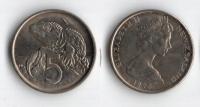 NOWA ZELANDIA 1970 5 CENTS
