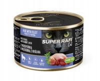 Super Rafi Cat Karma mokra dla kotów z przepiórką i wątróbką z królika 185g