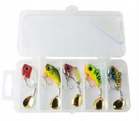 Вихревой хвост VIB Цикада 14 г коробка набор микс 5 шт-окунь щука