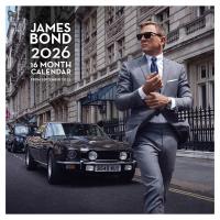 Kalendarz ścienny 2026 James Bond Kalendarze do salonu 30x60 cm Prezent