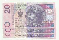 20 złotych 1994 seria GP stan UNC