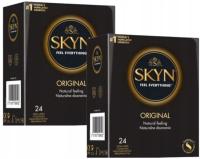 UNIMIL Skyn презервативы оригинальные не латексные классические 2x24 штуки