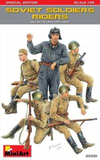 MINIART 35281 1:35 SOVIET SOLDIERS RIDERS [SPECIAL EDITION]