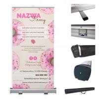 ROLL-UP 100x200cm ROLLUP FRONTLIT CUKIERNIA PIEKARNIA KAWIARNIA SZABLONY