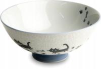 CERAMICZNA MISECZKA KOTKI CZARNE 14x6.5 cm MADE IN JAPAN