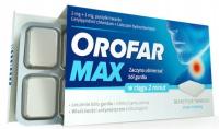 2x Orofar Max 2 мг 1 мг мятный аромат, 30 твердых пастилок (60 штук)