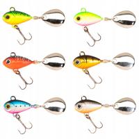 WIRUJĄCY OGONEK JAXON RAPID TSB 7,5 GR ZESTAW 6SZT