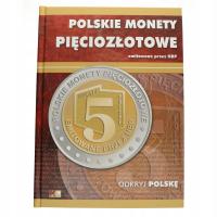 Polskie monety pięciozłotowe 5 zł bimetal - album E-hobby