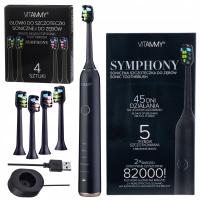 ЗВУКОВАЯ ЭЛЕКТРИЧЕСКАЯ ЗУБНАЯ ЩЕТКА VITAMMY SYMPHONY BLACK 5ЗАКОНЧЕНИЕ!