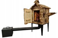 КОПТИЛЬНЯ ДЕРЕВЯННАЯ БОЛЬШАЯ САДОВАЯ КОПТИЛЬНЯ НОВЕЙШАЯ МОДЕЛЬ ELITE 3.0 XXL