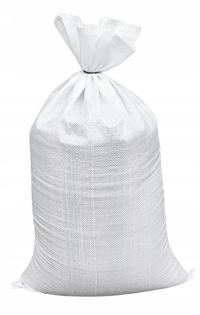 Worki Worek 30KG 55x80cm NA ZBOŻE WĘGIEL GRUZ MOCNE 500szt Białe