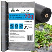 Агротканин ткань для сорняков 40 см x 100 м толстый мульчирующий коврик 70 г / м2 УФ
