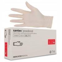 Латексные перчатки Santex Powdered Santex Powdered 100 шт. белый