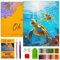 DIAMOND PAINTING 5D z RAMĄ Haft Diamentowy 30x40 Mozaika Dla Dzieci Oh Art!