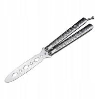 Butterfly Balisong Trainer Training Knife Tool Safe Use White