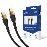 Kabel 3mk USB typ C - USB typ C 2 m czarny