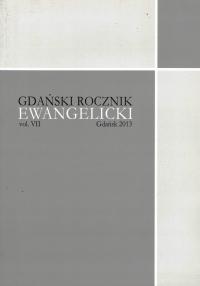 Gdański Rocznik Ewangelicki 2013 vol. VII 7
